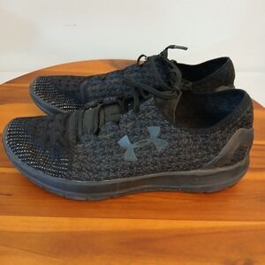 Under Armour Speedform Slingride Womens 9 Black Running Shoes Sneakers Gym